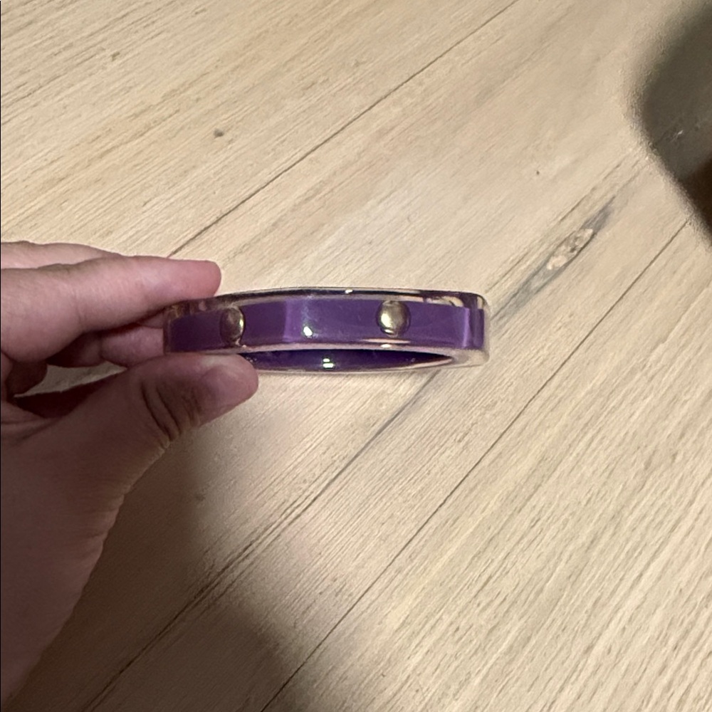 Purple Y2K Bangle Bracelet